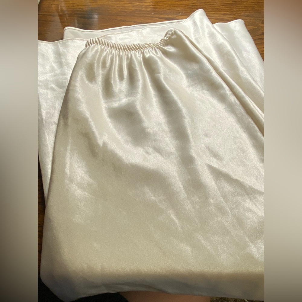 Calvin Klein Satin Slip Skirt